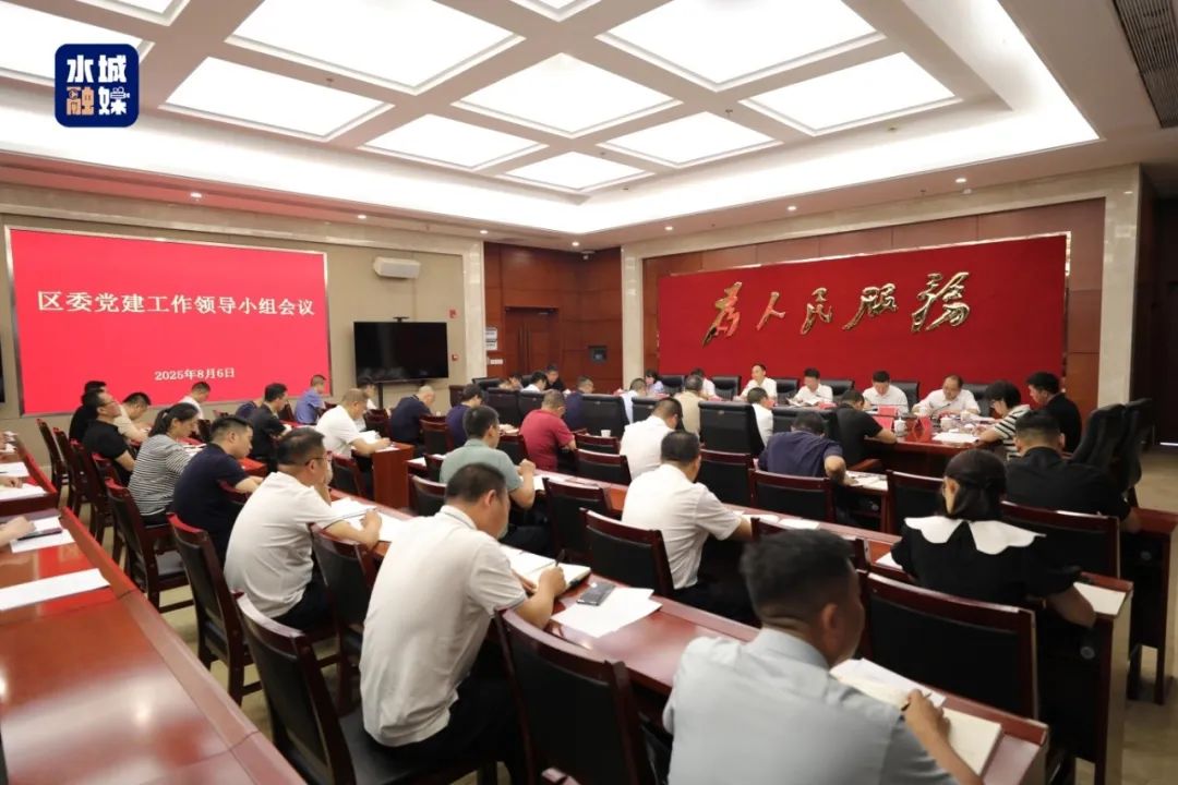 区委党的建设工作领导小组召开会议